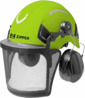 Zipper ZI-FHPROFI Kerti munkavédelmi sisak - Zöld/Fekete