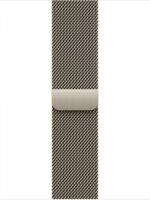 Apple Watch S1/S2/S3/S4/S5/S6/S7/S8/S9/S10/SE Milánói Fém Szíj 38/40/41mm - Natúr