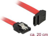 Delock 83972 6 Gb/s SATA kábel 20cm (SATA apa - SATA apa 90 fokos)
