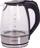 Comfort HHB-1749 Vízforraló 1.7L 2200 Watt - Átlátszó / Fekete