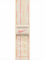 Apple Watch S1/S2/S3/S4/S5/S6/S7/S8/S9/S10/SE Gyári Nike Sport szíj 38/40/41/42mm - Csillagfény / Rózsaszín