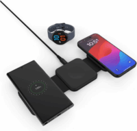 Fixed Flex Vezeték nélküli töltő Samsung készülékhez - Fekete (15W)