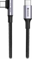 Swissten 71506560 USB-C apa - USB-C apa Adat- és töltőkábel 100W 2m - Fekete