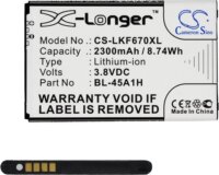 Cameron Sino CS-LKF670XL LG K10 (K420n) Telefon akkumulátor 2300 mAh