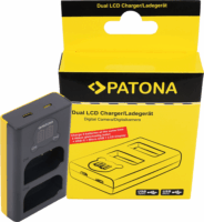 Patona PT9886 Foto Dual Quick Panasonic DMW-BLK22 USB Akkumulátor töltő