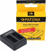 Patona PT9885 Dual GoPro Hero 9 / Hero 10 / Hero 11 / Hero 12 Akciókamera Akkumulátor töltő