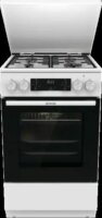 Gorenje GK5C64WH Kombinált Gáz/ Elektromos Tűzhely - Fehér