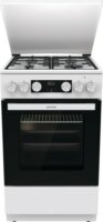 Gorenje GK5C42WH-B Kombinált Gáz/Elektromos Tűzhely - Fehér