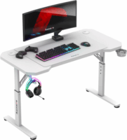 Huzaro Hero 2.6 Állítható Gamer asztal 120 x 60 x 56-79 cm - Fehér