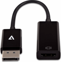V7 DisplayPort 1.2 apa - HDMI 1.4 anya Átalakító Adapter Kábel - Fekete