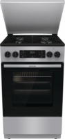 Gorenje GK5C63SH Kombinált 4 zónás szabadonálló Gáz/Elektromos Tűzhely - Ezüst