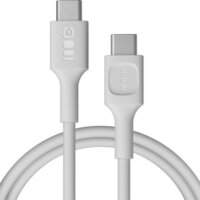Green Cell PowerFlex 100W USB-C apa - USB-C apa Adat és töltő kábel 1.2m - Fehér