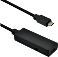 Roline USB-C apa - USB-C anya Hosszabbító Kábel 5m - Fekete