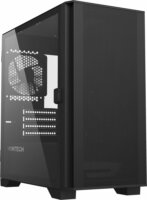 Montech AIR 100 LITE Midi Torony Számítógépház + 2db 120mm ventilátor - Fekete