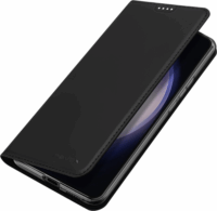 Nevox Vario Series Bookcase Samsung Galaxy S25 Flip Telefon tok - Fekete