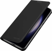 Nevox Vario Series Bookcase Samsung Galaxy S25+ Flip Telefon tok - Fekete