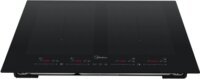MIDEA MIH742F558K2 Beépíthető 4 zónás Indukciós Főzőlap 7400 Watt - Fekete