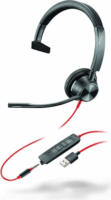 HP Poly Blackwire 3315 USB-C Call Center Mono Headset - Fekete
