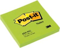 3M Post-it 76x76mm Öntapadó jegyzettömb - Neonzöld 100 lap/tömb