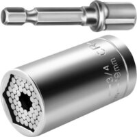 Bigstren 4296 Univerzális dugókulcs + fúrófej csatlakozó (7-19mm)