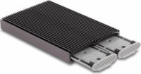 DeLock 42028 M.2 USB-C Külső SSD ház - Fekete