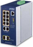 Planet IGS-4215-8UP2T2S 8+4-port Gigabit Ipari Switch