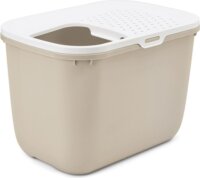 Savic Hop Macska alomdoboz 90L - Kávé/Fehér