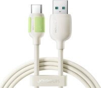 Joyroom S-A53 USB-A apa - USB Type-C apa Adat és töltő kábel 2m - Bézs