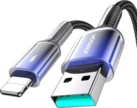 Joyroom S-A42 USB-A apa - Lightning apa Adat és töltő kábel 1,2m - Fekete