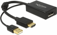 DeLOCK 62667 HDMI + USB - DisplayPort adapter (Csomagolássérült)
