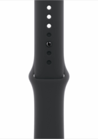 Apple Watch S4/S5/S6/S7/S8/S9/S10/SE/Ultra Gyári Sport szíj 44/45/46/49mm - Fekete S/M