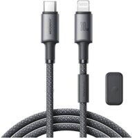 Joyroom USB-C apa - Lightning apa Adat és töltő kábel 1.2m - Szürke