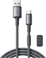 Joyroom S-A50 USB-A apa - USB-C apa Adat és töltő kábel 1.2m - Szürke
