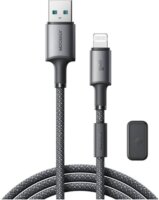 Joyroom S-A50 USB-A apa - Lightning apa Adta és töltő kábel 1,2m - Szürke