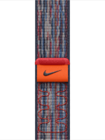 Apple Watch S1/S2/S3/S4/S5/S6/S7/S8/S9/S10/SE Gyári Nike Sport szíj 38/40/41/42mm - Kék/Piros