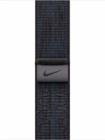Apple Watch S1/S2/S3/S4/S5/S6/S7/S8/S9/S10/SE Gyári Nike Sport szíj 38/40/41/42mm - Fekete/Kék