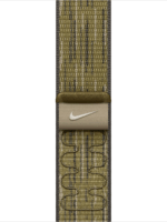 Apple Watch S1/S2/S3/S4/S5/S6/S7/S8/S9/S10/SE Gyári Nike Sport szíj 38/40/41/42mm - Zöld/Szürke