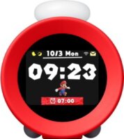 Nintendo Alarmo Asztali ébresztő óra gyerekeknek Ø 17cm - Piros