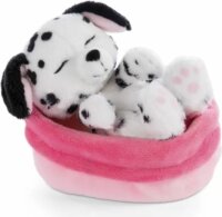 Nici Alvó Dalmata plüsskutyus kosárban 12 cm