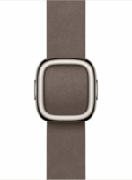 Apple Watch S1/S2/S3/S4/S5/S6/S7/S8/S9/S10/SE Gyári Pánt Modern Csattal 38/40/41/42mm - Sötét Vakondszürke L