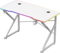 Huzaro Hero 1.7 RGB Gamer asztal 120 x 60 x 75 cm - Fehér