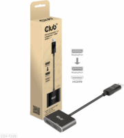 Club3D CSV-7220 DisplayPort apa - DisplayPort / HDMI anya Átalakító Adapter