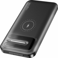 Logilink PA0343RF Powerbank Qi / 2x USB-A / 1x USB-C 10000 mAh 10,5W - Fekete