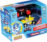 Carrera RC Team Sonic Mini Távirányítós versenyautó sofőrrel 1:43 - Tails