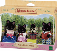 Epoch Sylvanian Families Mindnight Cica család - Fekete