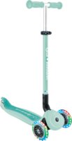 Globber Go-Up Active Lights Háromkerekű gyerek roller üléssel - Mentazöld
