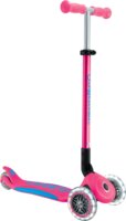 Globber Primo Foldable Plus Lights Összecsukható Háromkerekű gyerek roller - Világoskék / Rózsaszín