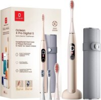 Oclean X Pro Digital Szónikus Elektromos Fogkefe + 3 db pótfej - Arany