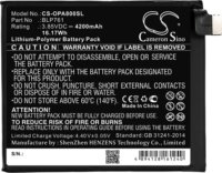 Cameron Sino CS-OPA800SL OnePlus 8 5G Telefon akkumulátor 4200 mAh