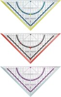 Herlitz my.pen Színes Háromszögvonalzó - 25 cm